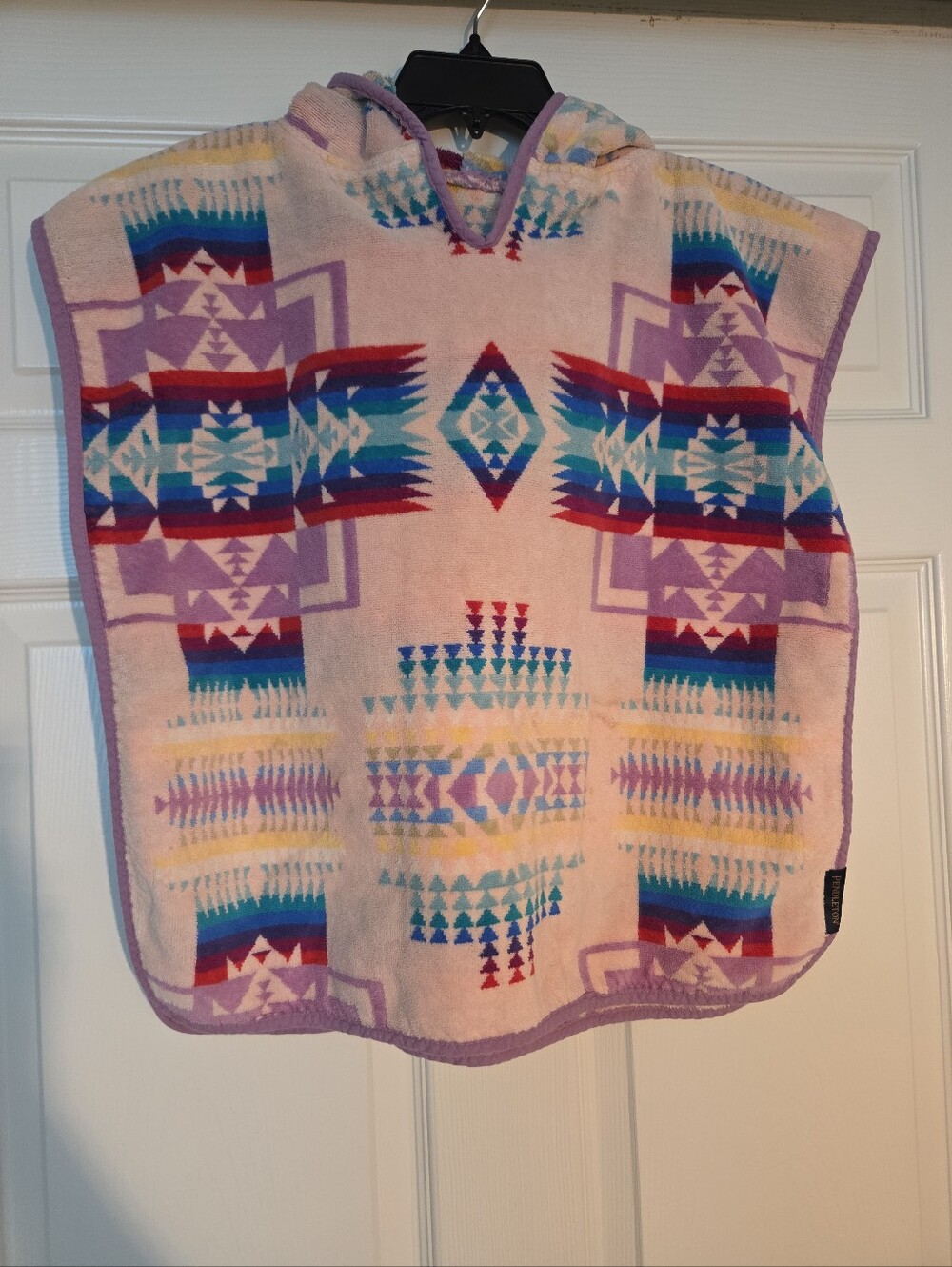 Pendelton Kids Toddler Hooded Towel Poncho Canyonlands Southwest Print O/S